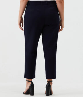 Rafaella Plus Size 18W Straight Leg Ankle Pants Black MSRP $89