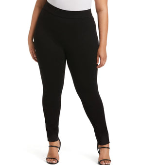 Rafaella Plus Size 3X Comfort Fit Seamed Back Legging Pants Black MSRP $79