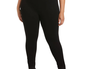 Rafaella Plus Size 3X Comfort Fit Seamed Back Legging Pants Black MSRP $79