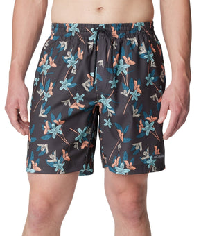 Columbia Men's Summertide Stretch Printed Shorts Dark Brown Size XL MSRP $60