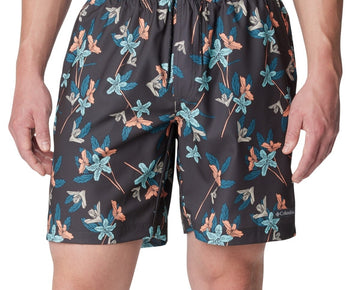 Columbia Men's Summertide Stretch Printed Shorts Dark Brown Size XL MSRP $60