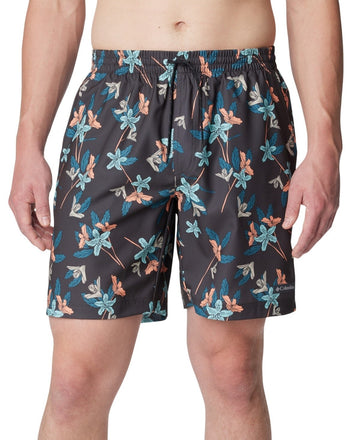 Columbia Men's Summertide Stretch Printed Shorts Dark Brown Size 2XL MSRP $60
