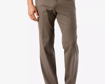 DOCKERS Men's Easy Classic Fit Khaki Stretch Pants Brown Size 32x32 MSRP $50