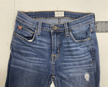 HUDSON Natalie Mid Rise Skinny Jeans Blue Size 25 MSRP $195