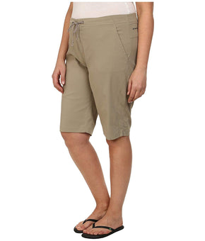 Columbia Plus Size Anytime Outdoor Long Short Tusk Brown Size 24W inseam 13"