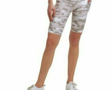 Calvin Klein Performance High-Waist Bike Shorts Beige Size XS MSRP $40