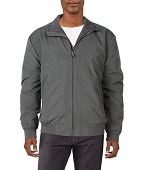 Weatherproof Mens Lightweight Short Bomber Jacket Green Size S