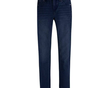 LEVI'S Big Boys Skinny Taper Jeans Dark Blue Size 14 Reg 27x29 MSRP $48