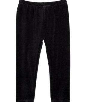 First Impressions Toddler Girl Velour Leggings Black Size 4T
