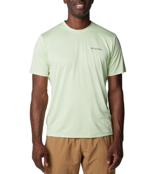 Columbia Men's Hike Moisture-Wicking Crew Neck T-shirt Green Size 2XL MSRP $45