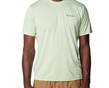 Columbia Men's Hike Moisture-Wicking Crew Neck T-shirt Green Size 2XL MSRP $45