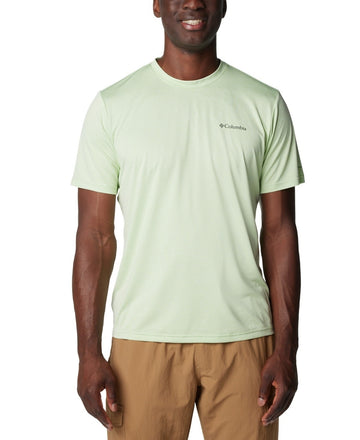 Columbia Men's Hike Moisture-Wicking Crew Neck T-shirt Green Size 2XL MSRP $45