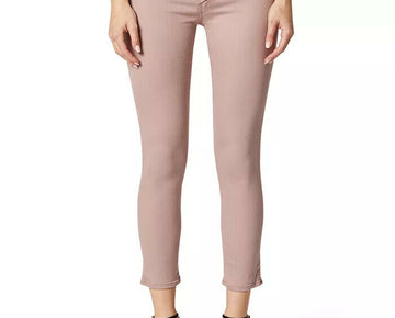 Hudson Jeans Women Nico Mid-Rise Skinny Jeans Mauve Light Pink Size 31