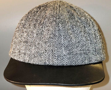 New Era Herringbone 19Twenty BLK OSFA Hat-Cap MSRP $125 Gray Black MSRP $125