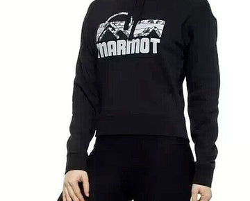 MARMOT Women's Coastal Fleece Hoodie Black Size M MSRP $52