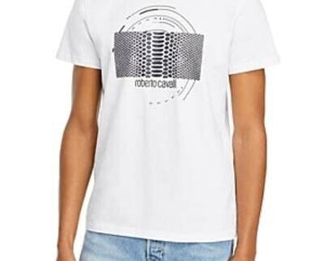 Roberto Cavalli Men's Cavalli Tee white Size M
