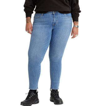 Levi's Trendy Plus Size 18W 711 Skinny Jeans Blue MSRP $70