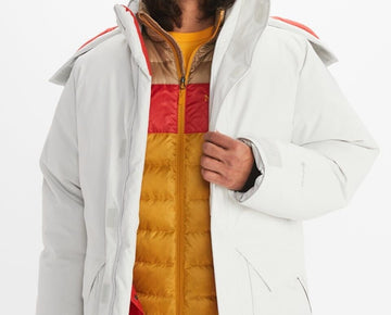 Marmot Men's Mammoth Parka Glacier Grey Size L MSRP $600