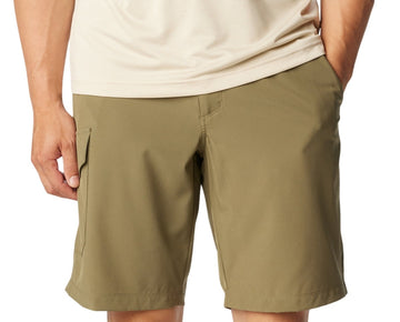 Columbia Mens Regular fit Cargo Shorts Size 32 / 10 Green Solid