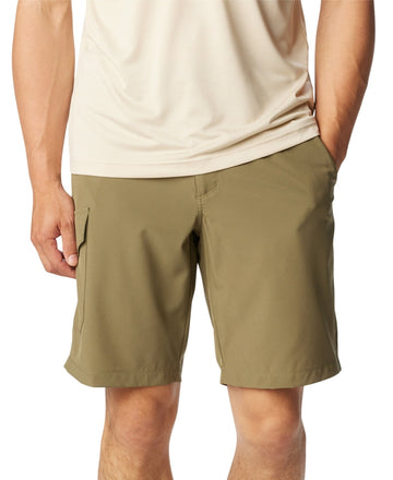 Columbia Mens Regular fit Cargo Shorts Size 32 / 10 Green Solid