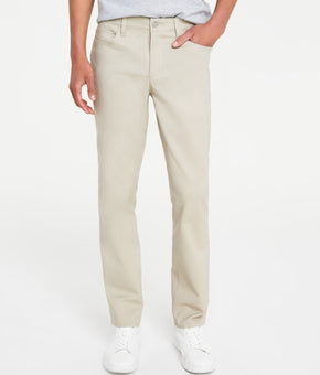 Calvin Klein Mens Move Stretch Slim Fit Wrinkle Resistant Beige Pant 34x32 $90