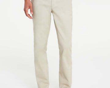 Calvin Klein Mens Move Stretch Slim Fit Wrinkle Resistant Beige Pant 34x32 $90