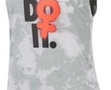 Nike Womens Rebel Tie Dye Tank Jade Stone Size XL Gray