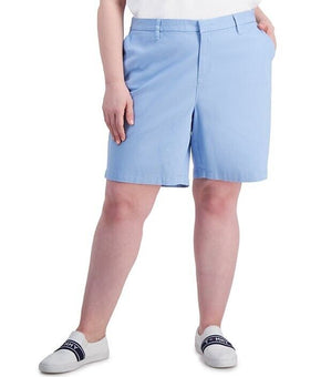 Tommy Hilfiger Plus Size Hollywood Bermuda Shorts BLUE Size 18W MSRP $70