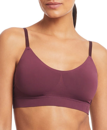 Lauren Ralph Lauren 4L0079 Smoothing Wireless Bralette Wine Red Size XXL MSRP$48