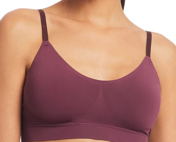 Lauren Ralph Lauren 4L0079 Smoothing Wireless Bralette Wine Red Size XL MSRP $48