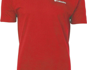 Columbia Men's Potter Short Sleeve T-shirt Red Size S MSRP $28