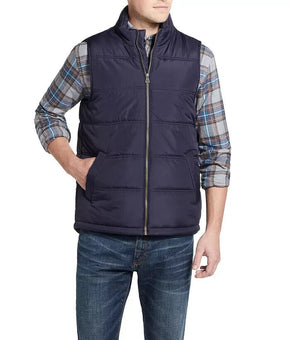 WEATHERPROOF VINTAGE Men's Puffer Vest Blue Navy Size L MSRP $60