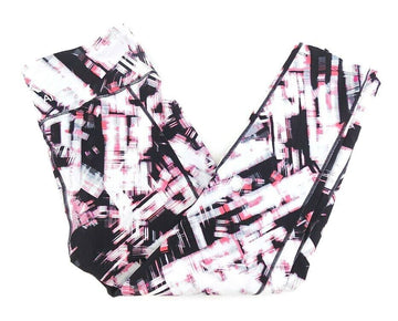 Calvin Klein Print High-Waist 7/8 Length Leggings womens black Size XS MSRP $60