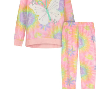 Sleep On It Big Girls Pajama Set 2 Piece Pink Size L (14-16) MSRP $44