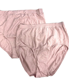 Bali Women's Comfort Revolution Brief Panties 2-PK Pink Size 8/9