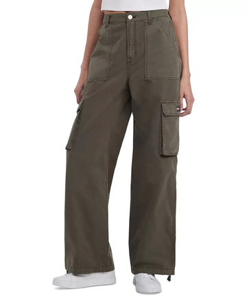 Tommy Hilfiger Jeans Claire High Rise Utili FATIGUE GREEN Size 27x30 MSRP $100