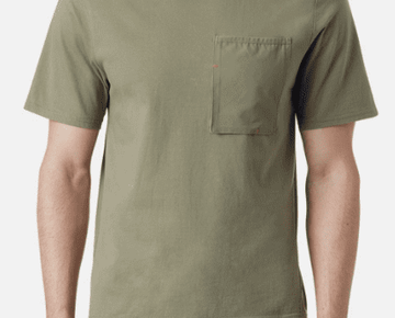 Bass Outdoor Men Regular fit Short Sleeve T-Shirt Shirt Medium Green Solid