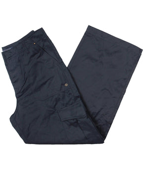 Tommy Hilfiger Womens Deep Pocket Cotton Cargo Pants Size 16 Navy