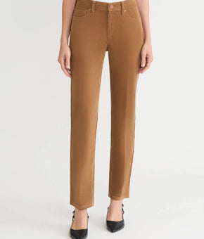 Jones New York Petite Lexington Straight-Leg Size 4P Corduroy MSRP $80 Brown