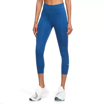 Nike womens Plus Cropped Leggings Size 1X Blue MSRP $50