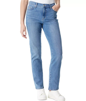 Gloria Vanderbilt Women's Amanda Classic Straight Jeans Petite Size 14P Blue