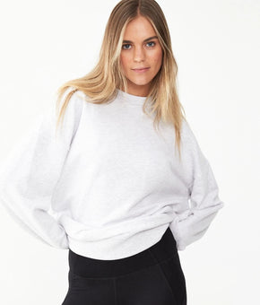 Cotton On Body Sweatshirt Womens Size L Gray Plush Oversized Crew Pullover