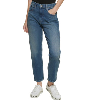 DKNY Jeans Women's Waverly Straight-Leg Jeans Blue Size 31/12 MSRP $79