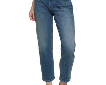 DKNY Jeans Women's Waverly Straight-Leg Jeans Blue Size 31/12 MSRP $79