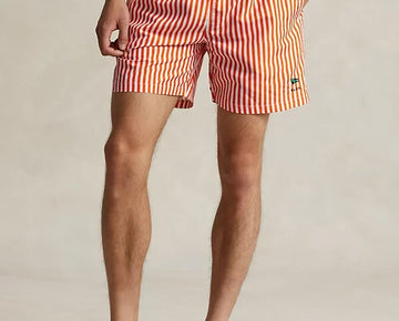 Polo Ralph Lauren Men's 5.75" Traveler Orange Swim Trunks Size XXL MSRP $99
