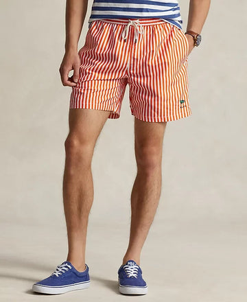 Polo Ralph Lauren Men's 5.75" Traveler Orange Swim Trunks Size XXL MSRP $99