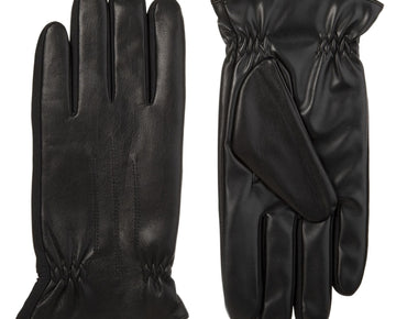 Isotoner Mens Black Slip On Insulated Winter Cold Weather Gloves Size M