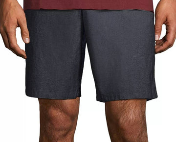 Calvin Klein Men's Stretch Cotton Dobby Shorts Dark Gray Size 36W MSRP $70