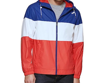 Club Room Mens Rubberized Lightweight Raincoat Navy Size XL