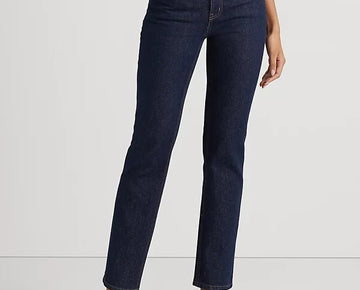 Lauren Ralph Lauren Women's High-Rise Boot Jeans Blue Size 22W MSRP $115